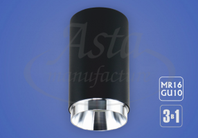 Светильник EKS ART INLAY MR16(GU10) накладной, черный
